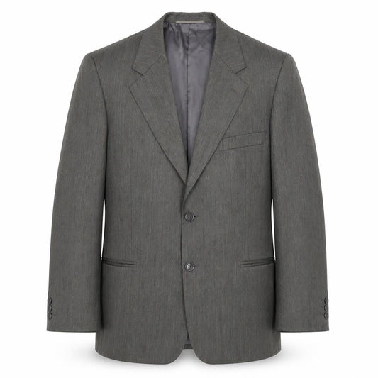 Brook Taverner Mens Grey Polyester Jacket Blazer Size 42 Regular