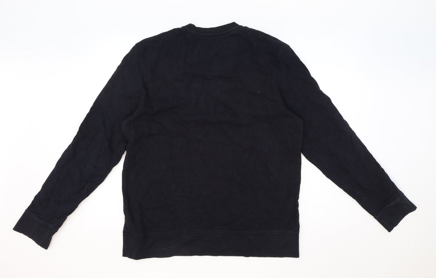 Marks and Spencer Mens Blue Cotton Pullover Sweatshirt Size M