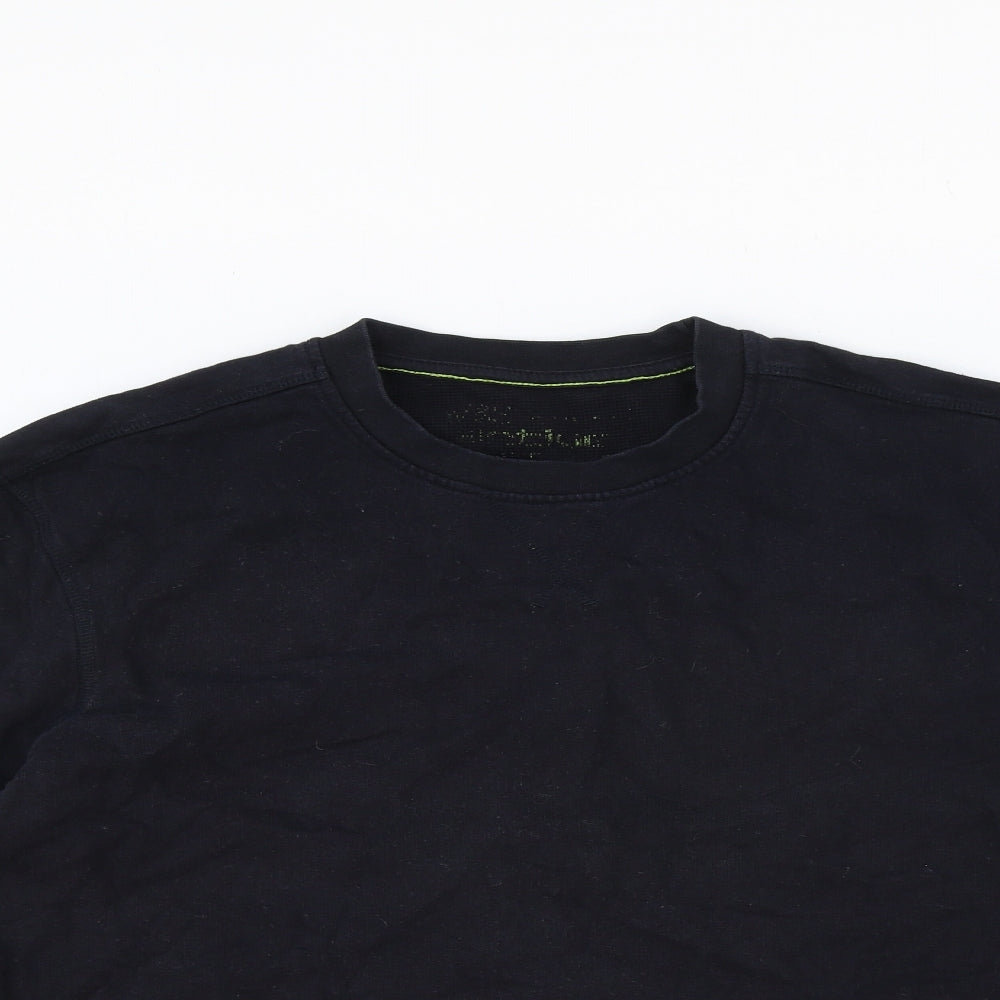 Marks and Spencer Mens Blue Cotton Pullover Sweatshirt Size M