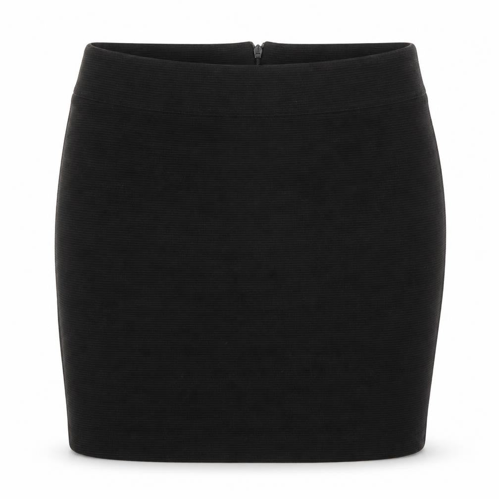 Gap Womens Black Polyester Straight & Pencil Skirt Size M Zip