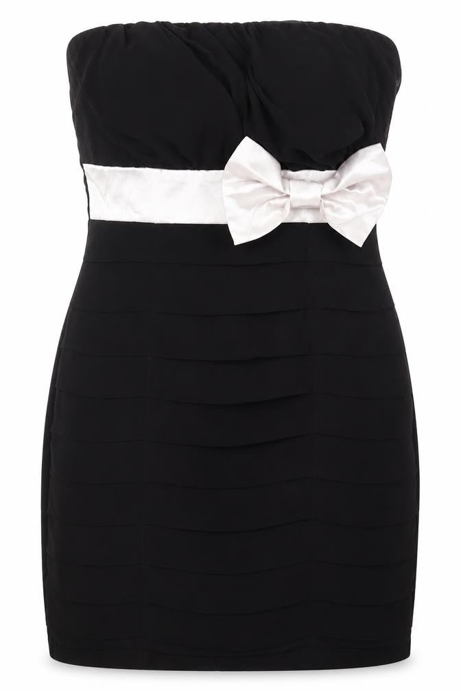 Quiz Womens Black Polyester Bodycon Size 10 Off the Shoulder Zip