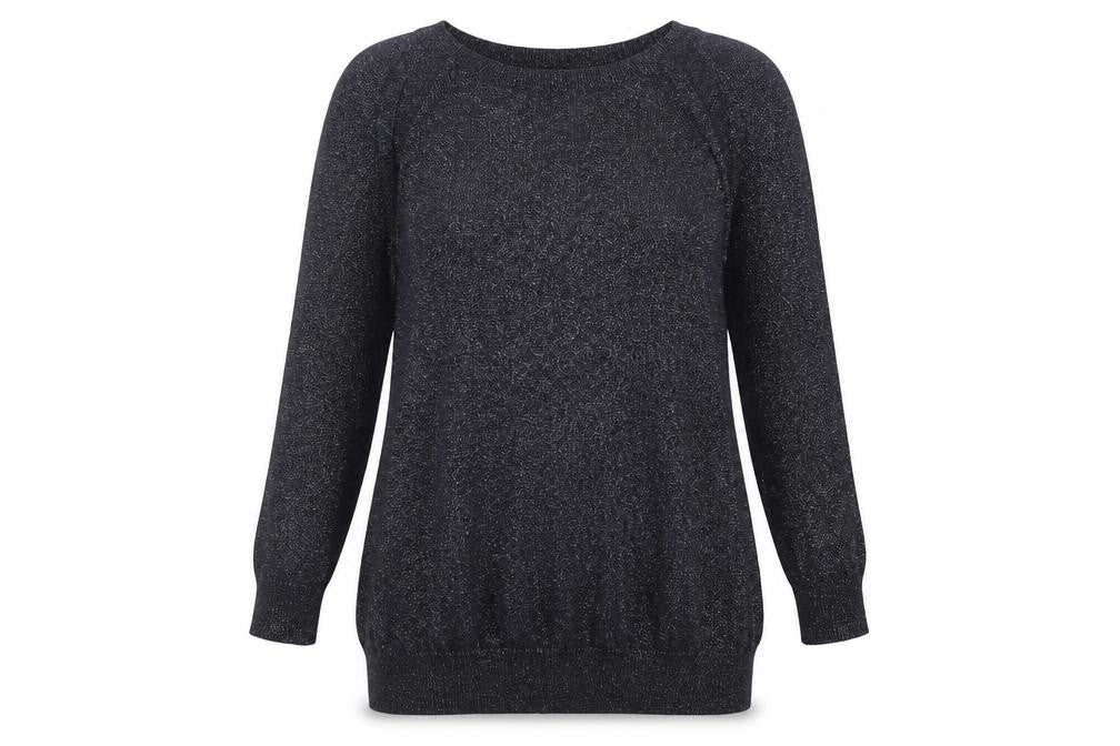 Gap Womens Blue Round Neck Cotton Pullover Jumper Size S