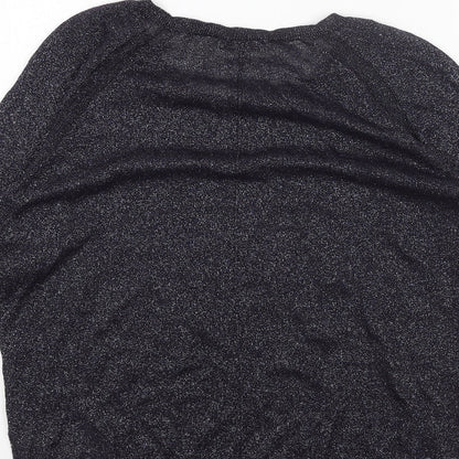 Gap Womens Blue Round Neck Cotton Pullover Jumper Size S