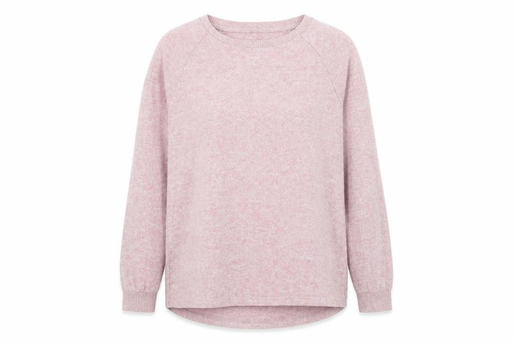 Primark Womens Pink Round Neck Polyester Pullover Jumper Size S