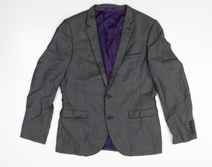 Next Mens Green Wool Jacket Blazer Size 42 Regular