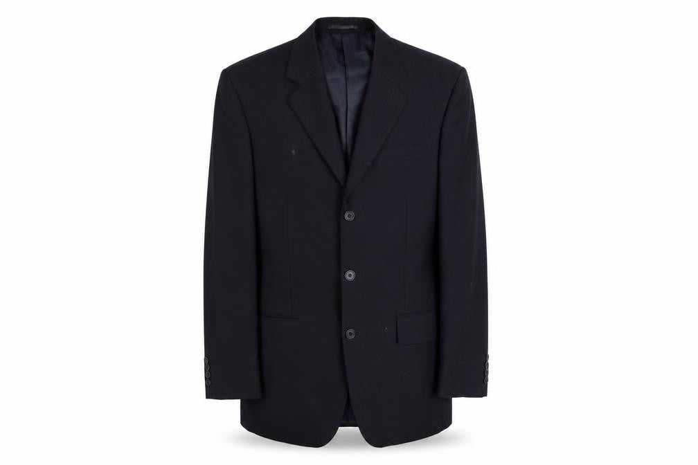 Scott & Taylor Mens Black Wool Jacket Blazer Size 38 Regular