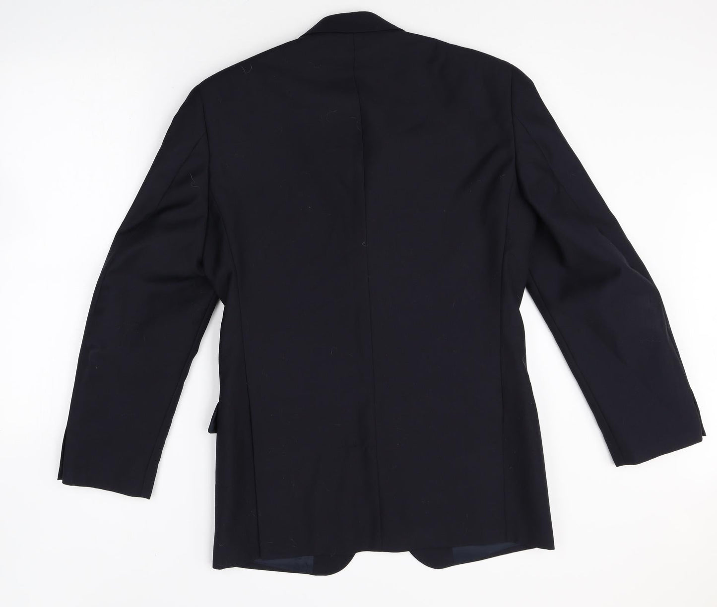 Scott & Taylor Mens Black Wool Jacket Blazer Size 38 Regular