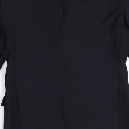 Scott & Taylor Mens Black Wool Jacket Blazer Size 38 Regular