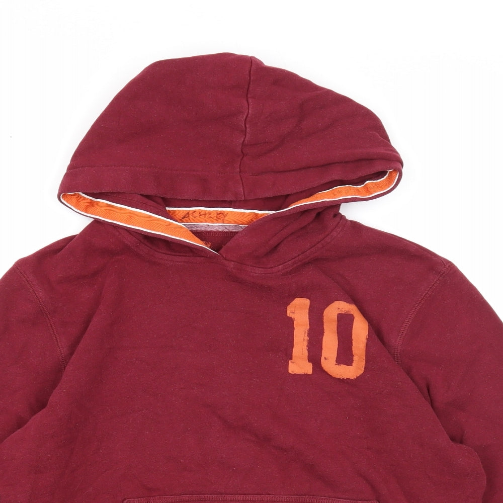 NEXT Boys Purple Cotton Pullover Hoodie Size 11 Years Pullover