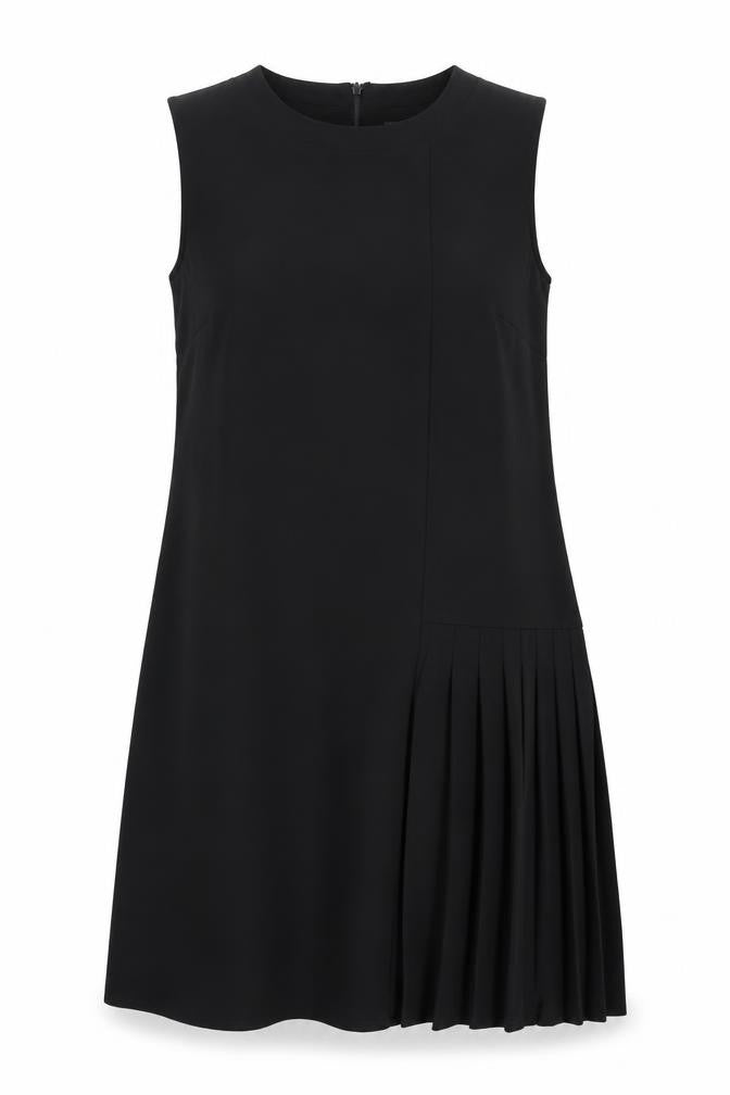 Primark Womens Black Polyester Trapeze & Swing Size 8 Round Neck Zip