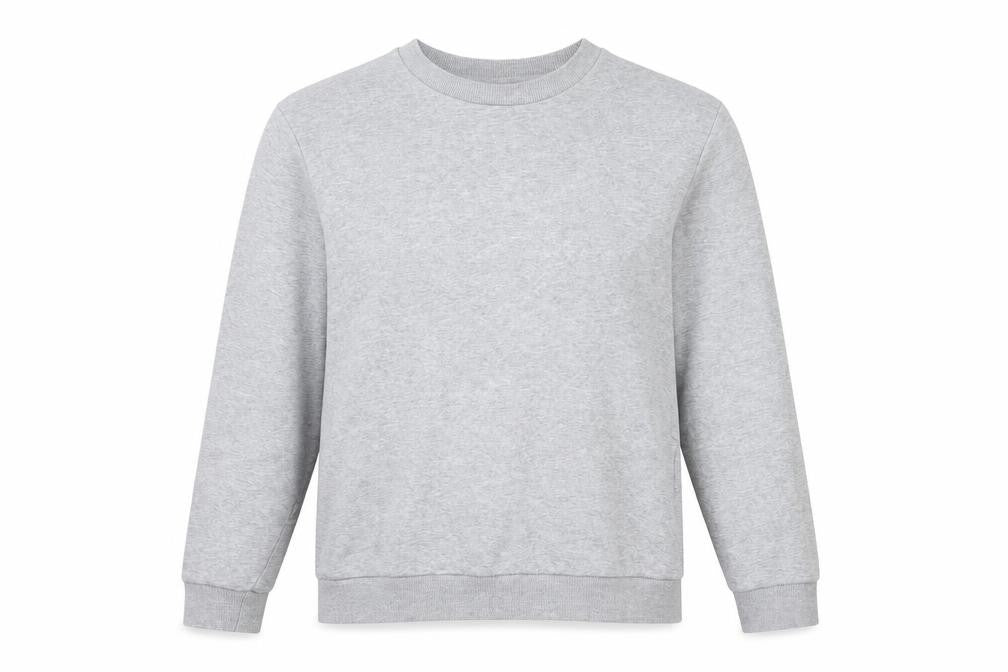 ASOS Womens Grey Round Neck Cotton Pullover Jumper Size S