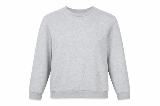ASOS Womens Grey Round Neck Cotton Pullover Jumper Size S