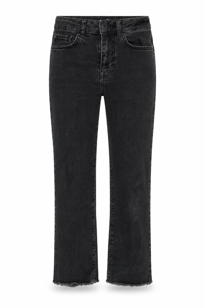 George Womens Black Cotton Bootcut Jeans Size 28 in L25 in Regular Zip