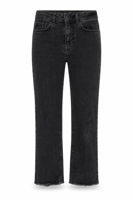 George Womens Black Cotton Bootcut Jeans Size 28 in L25 in Regular Zip