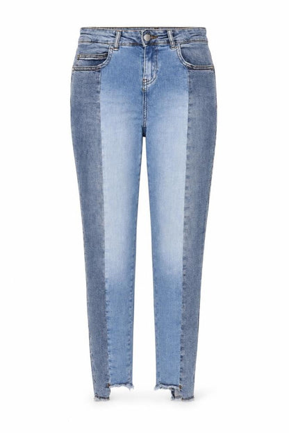 Tu Womens Blue Cotton Straight Jeans Size 10 Regular Zip