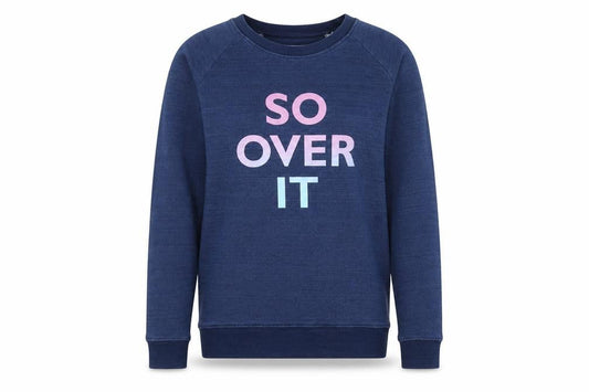 Nailed it Womens Blue Cotton Pullover Sweatshirt Size S Pullover