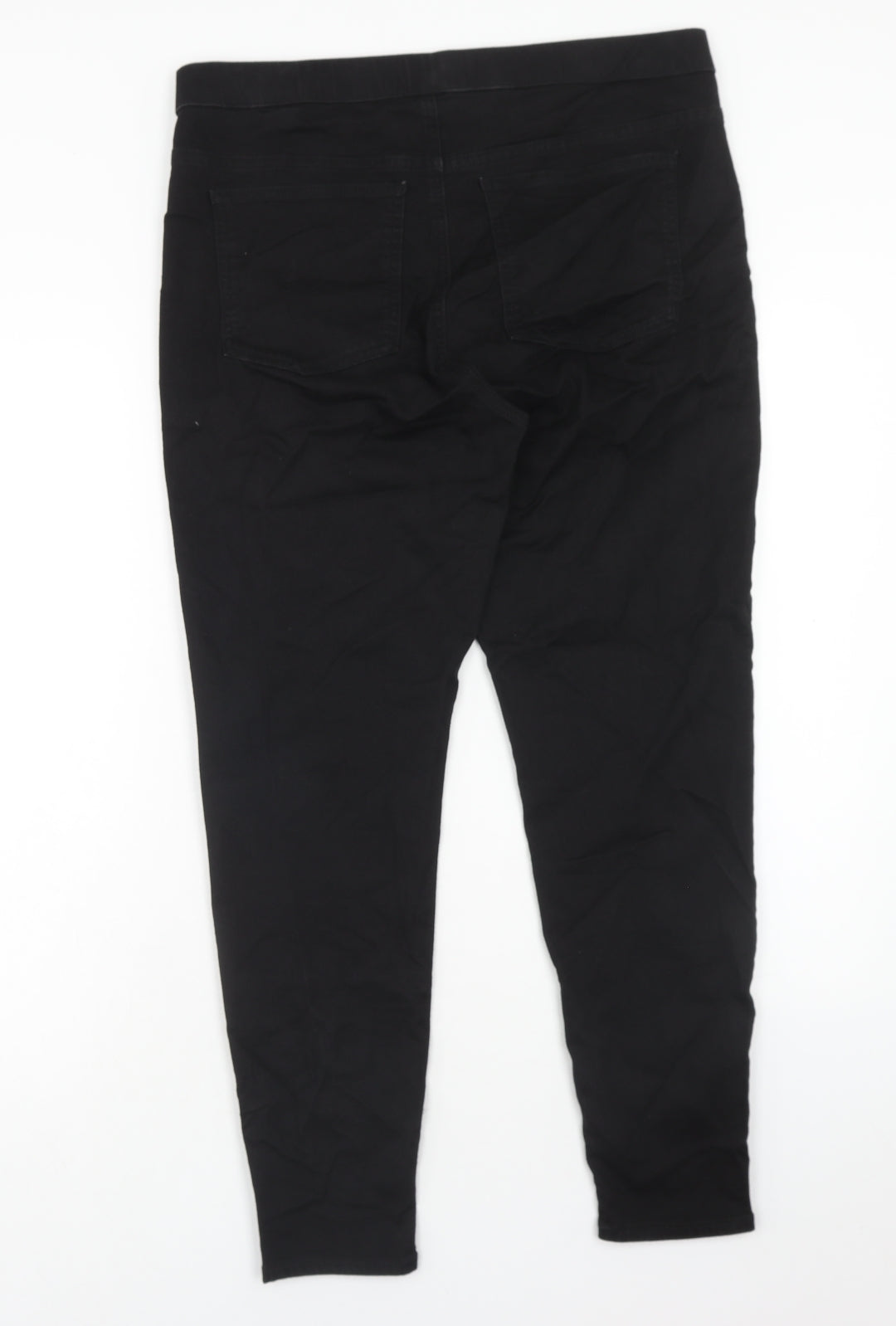 Marks and Spencer Womens Black Cotton Jegging Jeans Size 36 in Regular