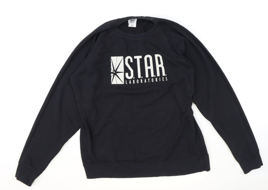 DC Boys Black 100% Cotton Pullover Sweatshirt Size 2XL Pullover