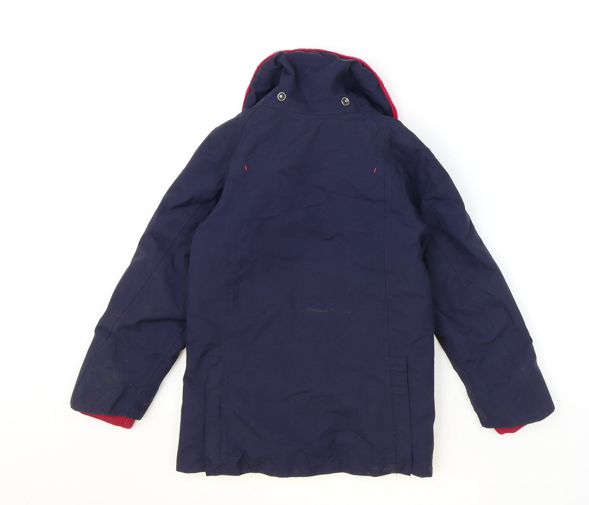 DECATHLON Girls Blue Basic Coat Coat Size 6 Years Zip