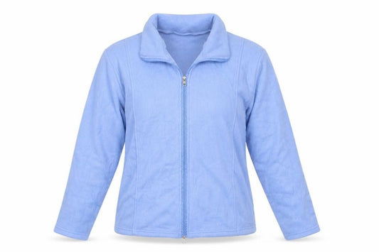 Anne De Lancay Womens Blue Jacket Size M Zip