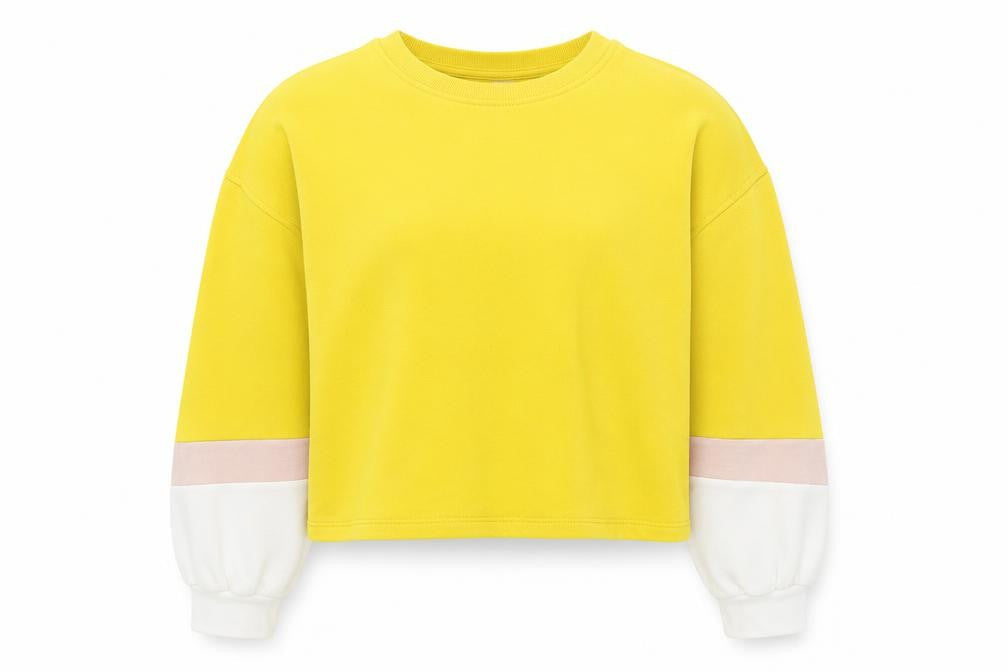 H&M Womens Multicoloured Colourblock Cotton Pullover Sweatshirt Size M Pullover