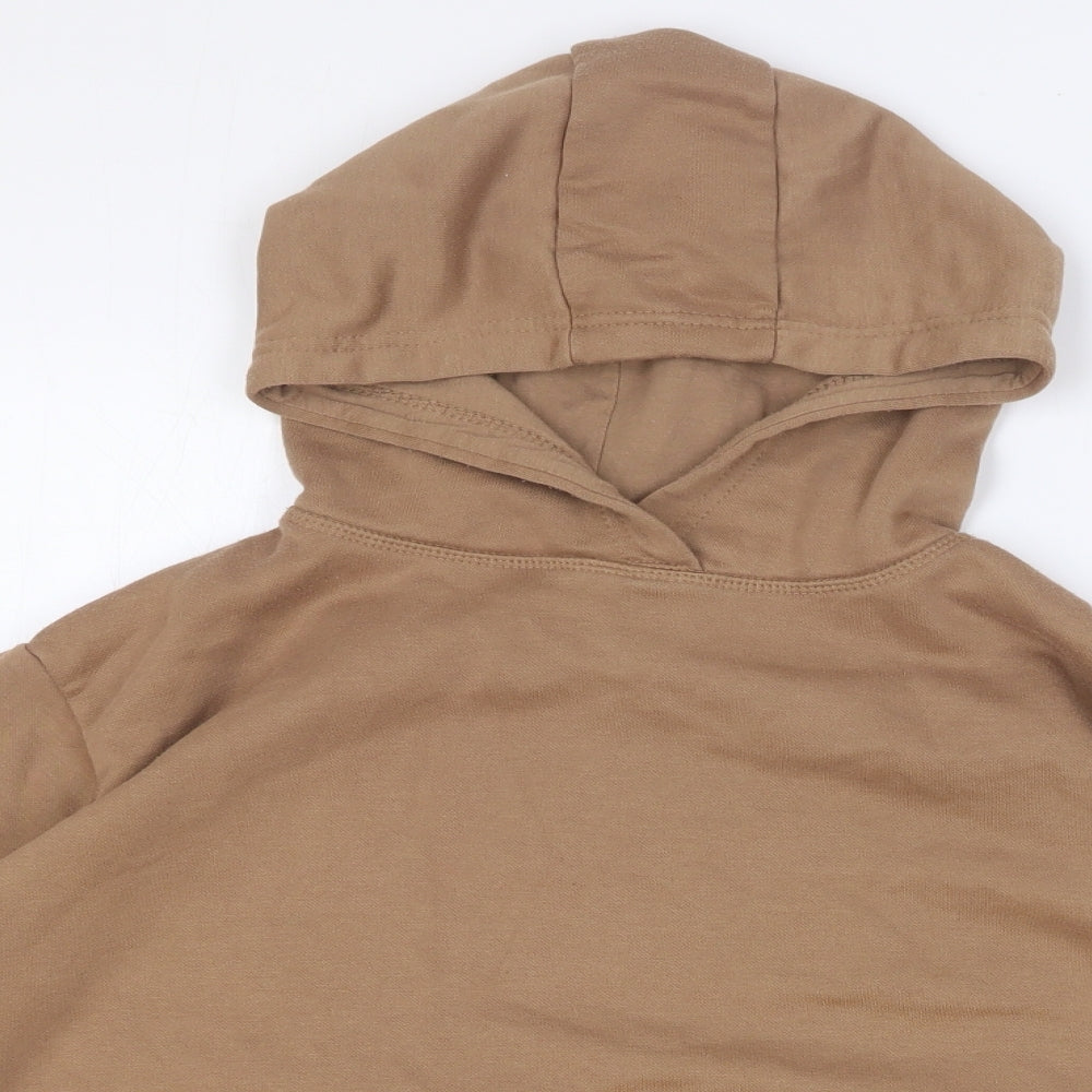 Primark Womens Brown Cotton Pullover Hoodie Size XS Pullover