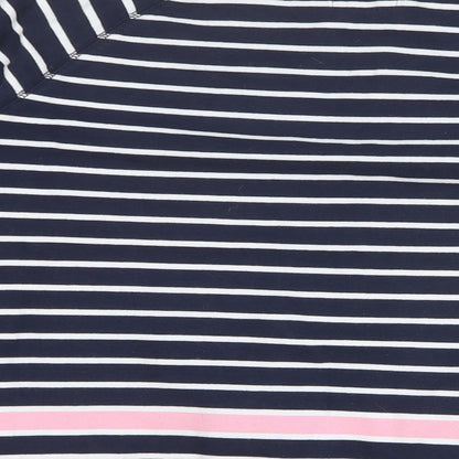 Preloved Jack Wills Womens Blue Striped 100% Cotton Pullover Sweatshirt Size 12 Pullover - Label