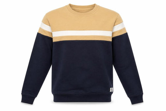 Fluid Mens Multicoloured Cotton Pullover Sweatshirt Size S