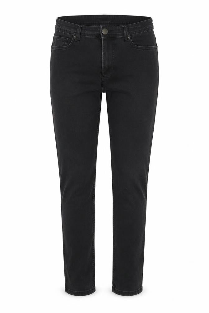 Primark Womens Black Cotton Skinny Jeans Size 32 in Regular Button