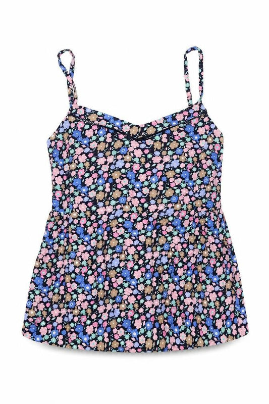 Marks and Spencer Womens Multicoloured Floral Viscose Camisole Blouse Size 6 V-Neck