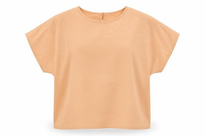 St Bernard Womens Pink Polyester Basic T-Shirt Size 16 Round Neck