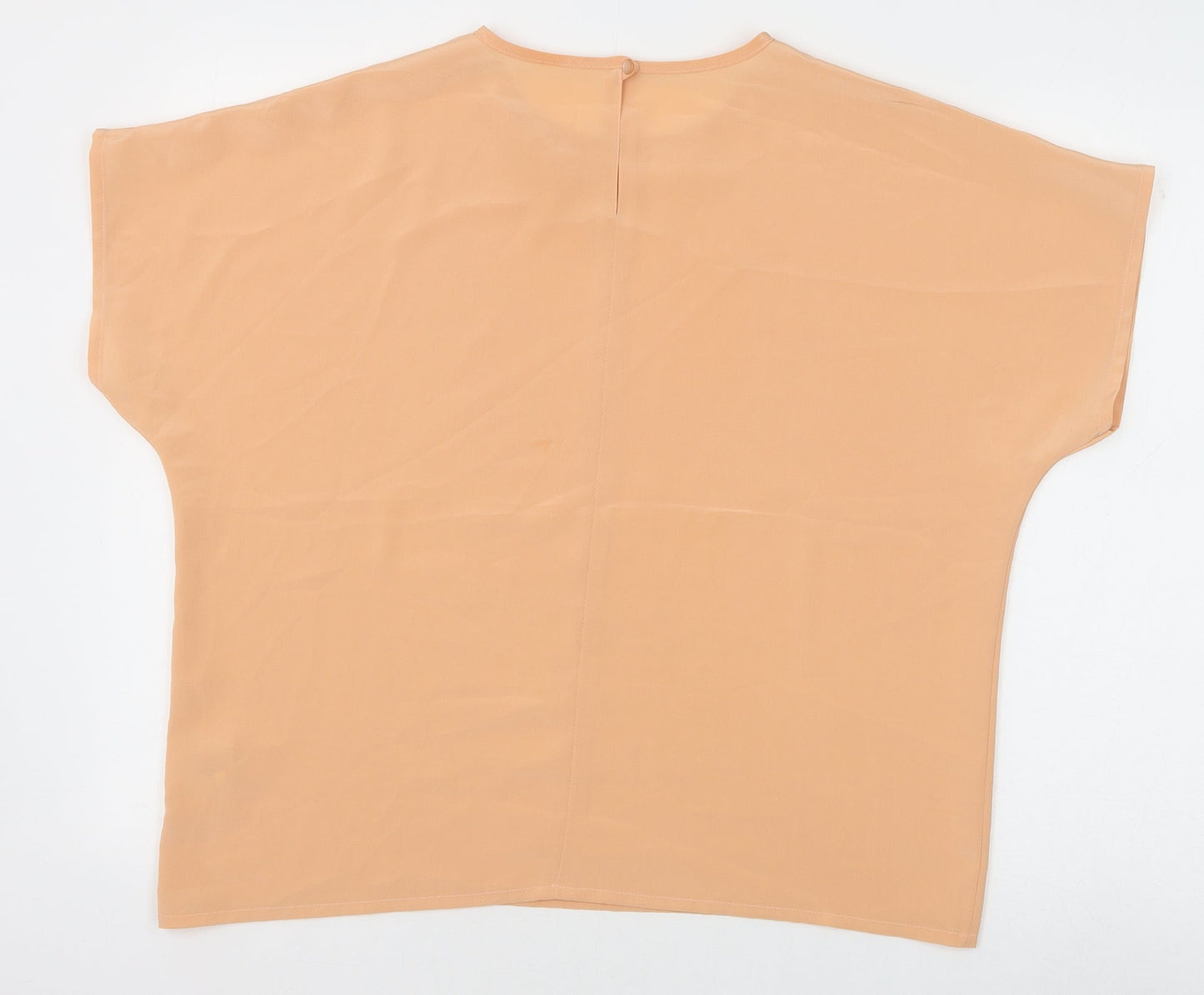 St Bernard Womens Pink Polyester Basic T-Shirt Size 16 Round Neck