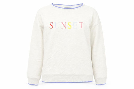 NEXT Womens Beige Cotton Pullover Sweatshirt Size M Pullover - Sunset