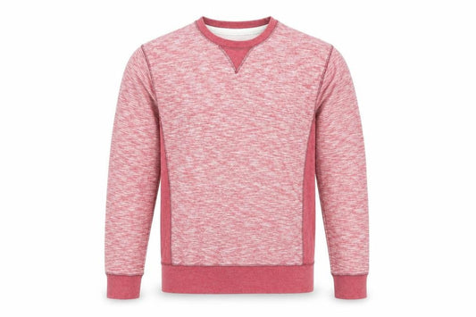 Farrell Mens Red Cotton Pullover Sweatshirt Size M