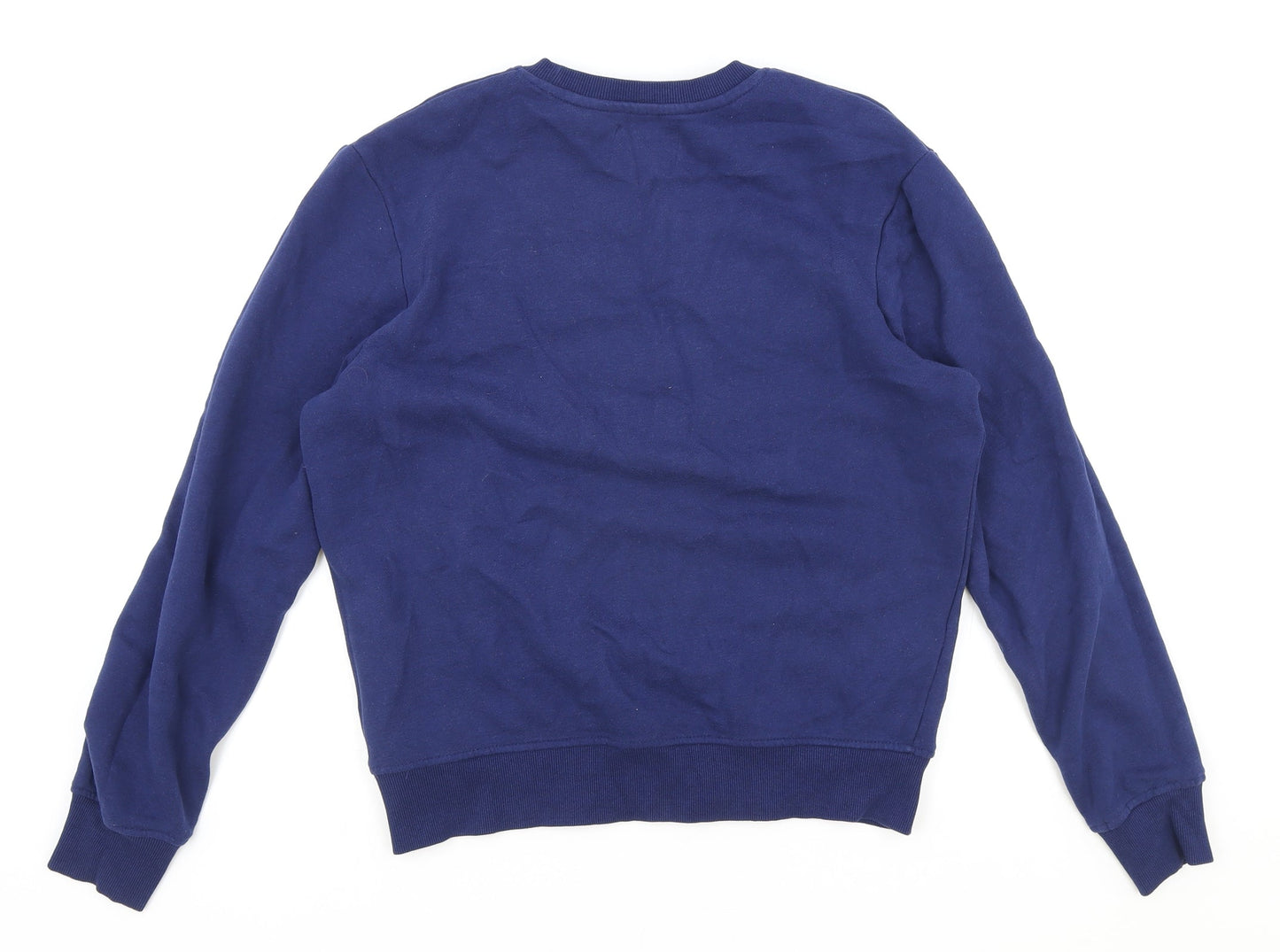 Springfield Mens Blue Cotton Pullover Sweatshirt Size M - Boston Street Academy