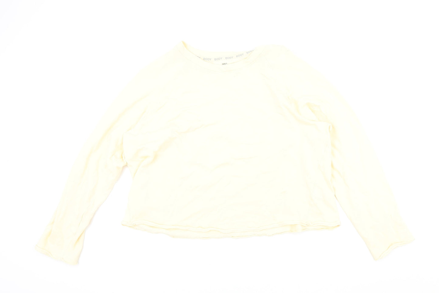 Marks and Spencer Womens Orange Cotton Pullover Sweatshirt Size 18 Pullover