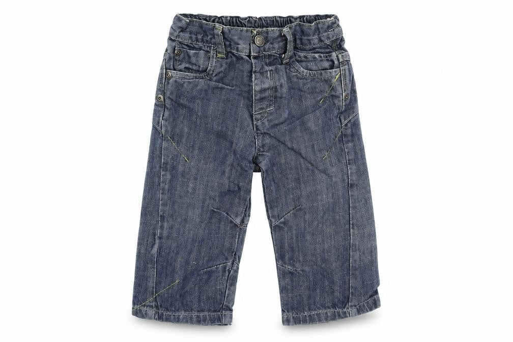 Next Boys Blue Cotton Jogger Jeans Size 18-24 Months L50 cm Snap