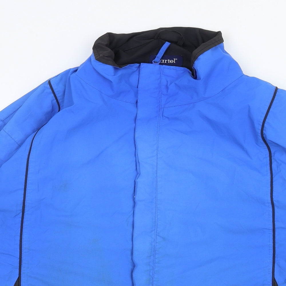 Kartel Mens Blue Jacket Size XL Zip