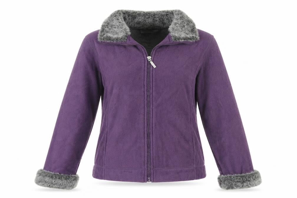 Edition Womens Purple Jacket Size M Zip