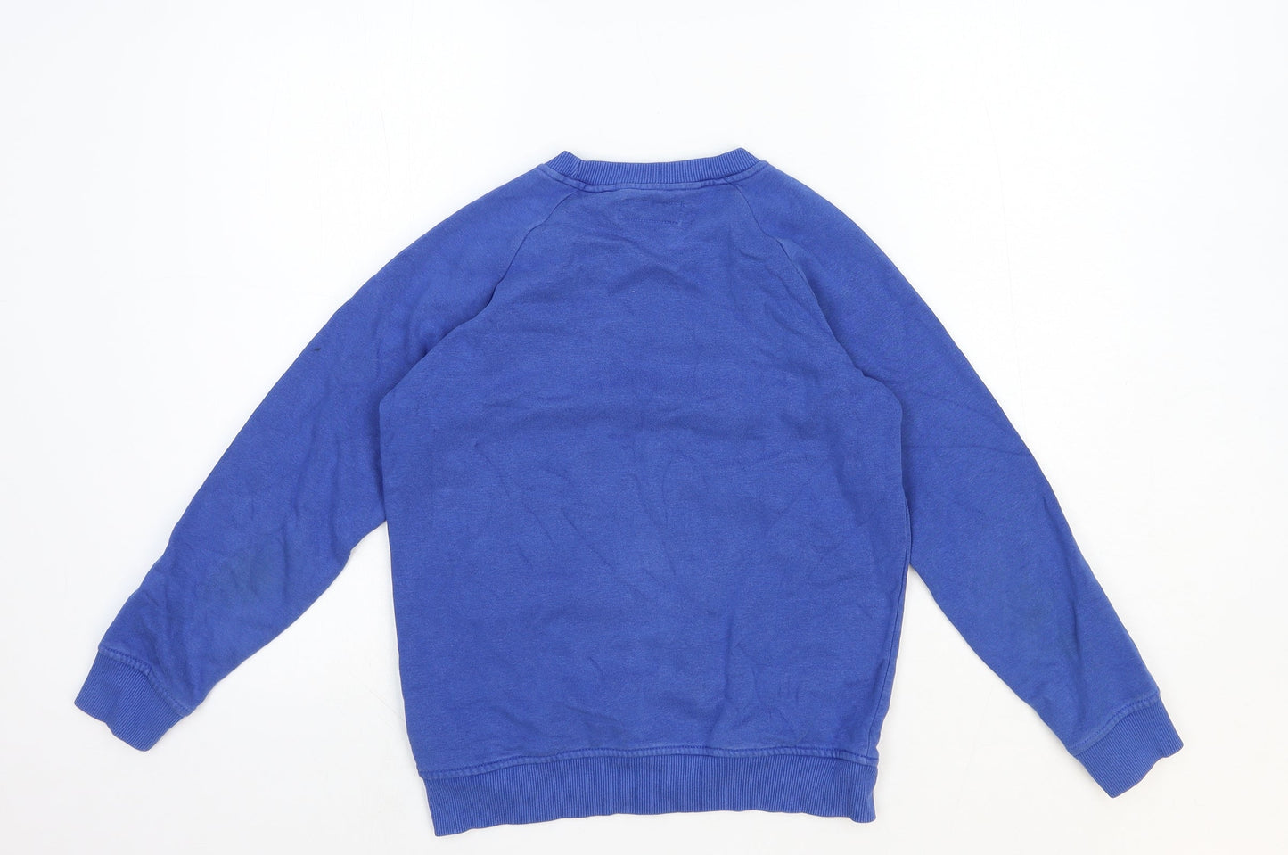 NEXT Boys Blue Cotton Pullover Sweatshirt Size 9 Years Pullover