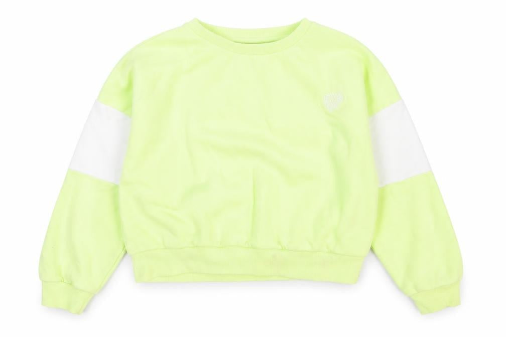 Marks & Spencer Girls Yellow Cotton Pullover Sweatshirt Size 10-11 Years Pullover
