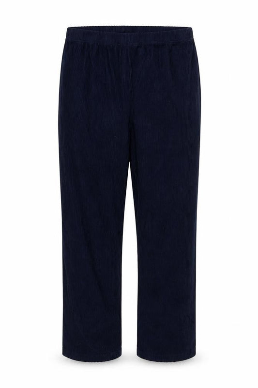 Cotton Traders Womens Blue Elastane Trousers Size 25 Regular