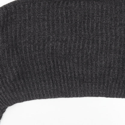 BDG Womens Grey Round Neck Acrylic Pullover Jumper Size M