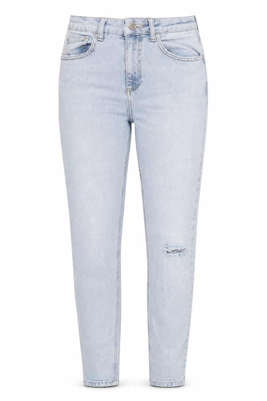 Miss Selfridge Womens Blue Cotton Skinny Jeans Size 6 Regular Zip