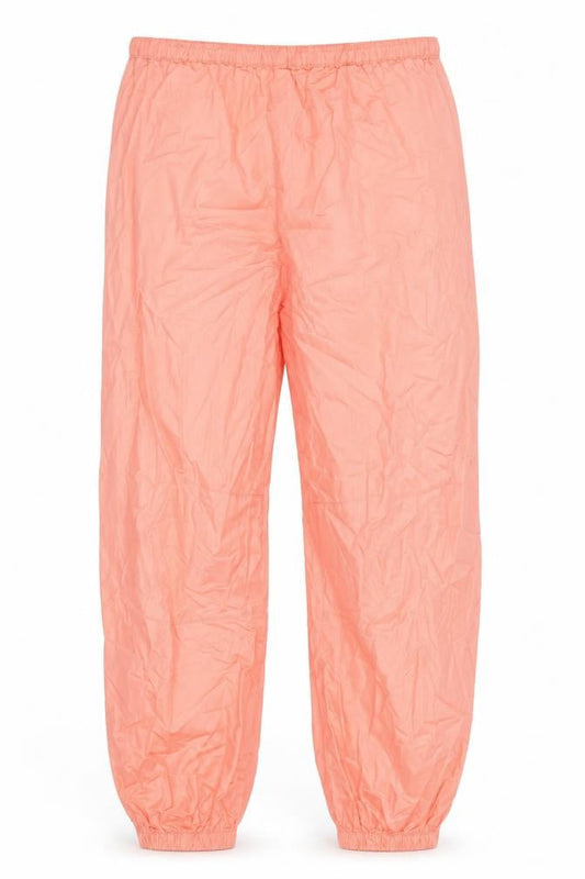 Denim & Co. Womens Pink Cotton Trousers Size XS Regular Drawstring