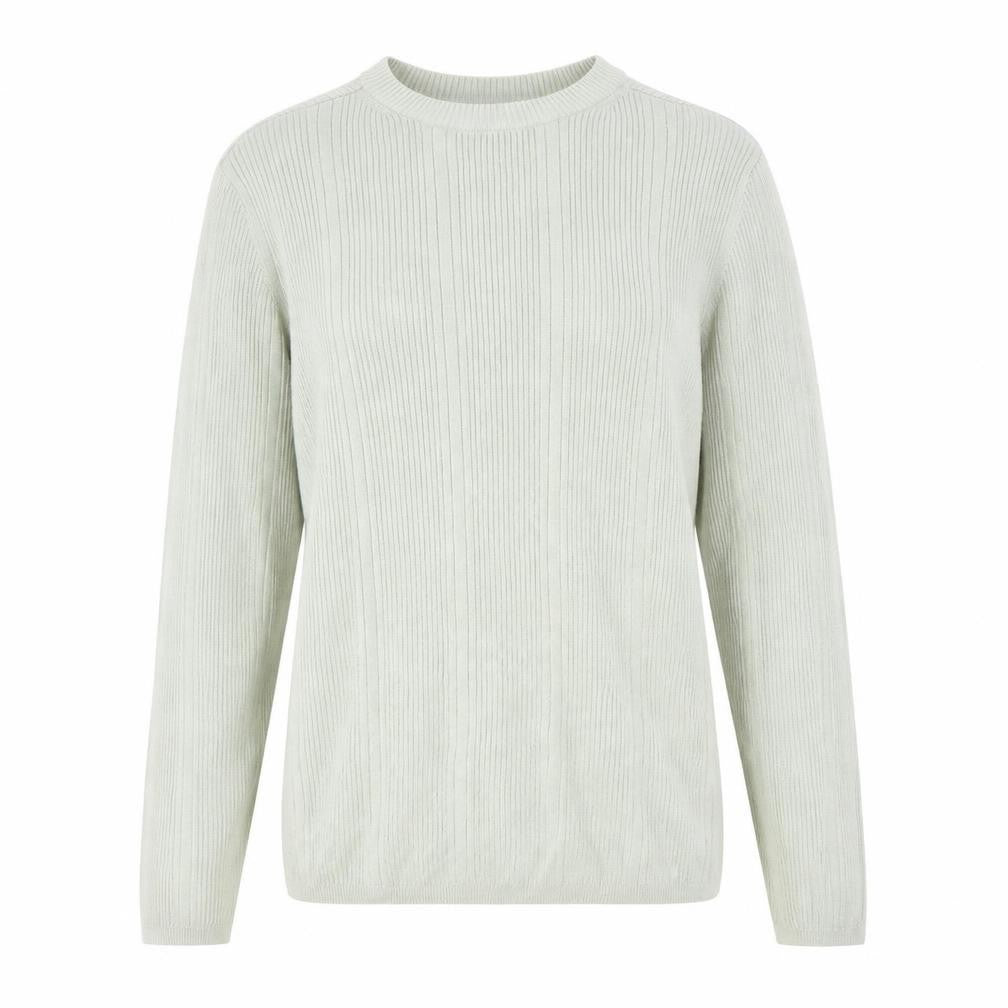 Marks & Spencer Womens Green Round Neck Viscose Pullover Jumper Size 12