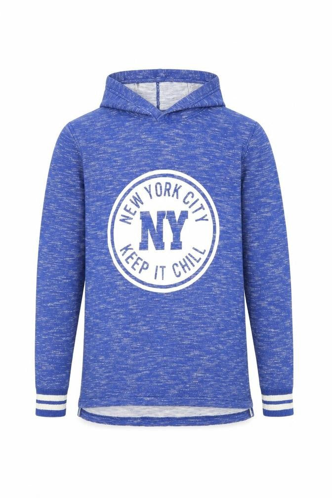 H&M Boys Blue 100% Cotton Pullover Hoodie Size M Pullover - NYC