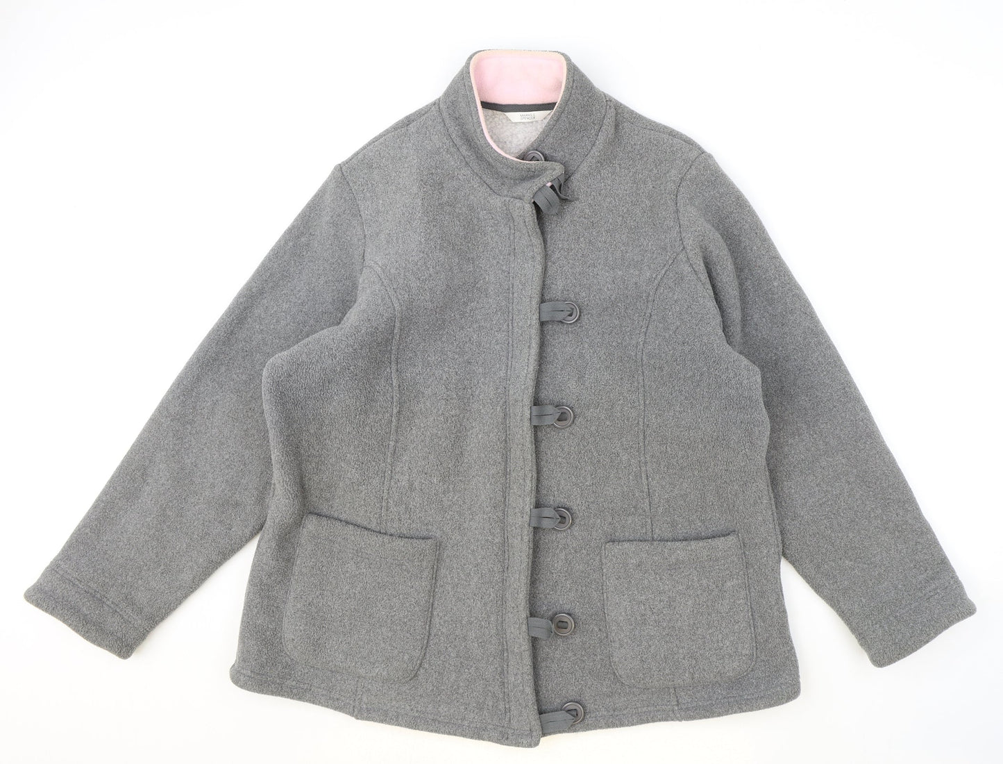 Marks and Spencer Womens Grey Jacket Size M Zip