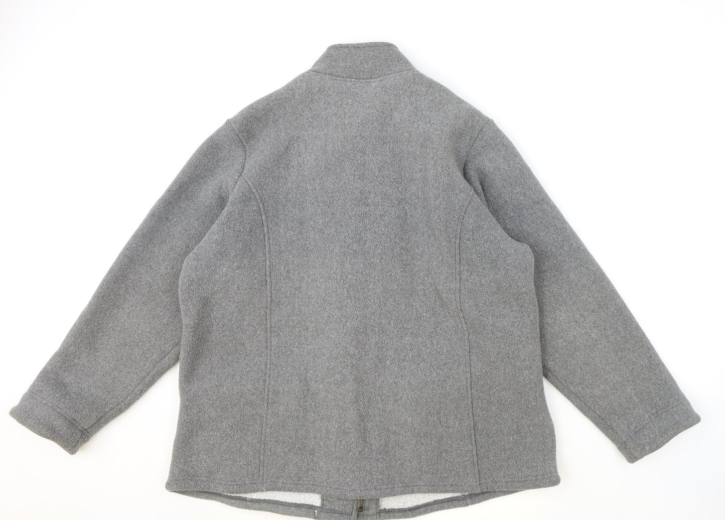 Marks and Spencer Womens Grey Jacket Size M Zip