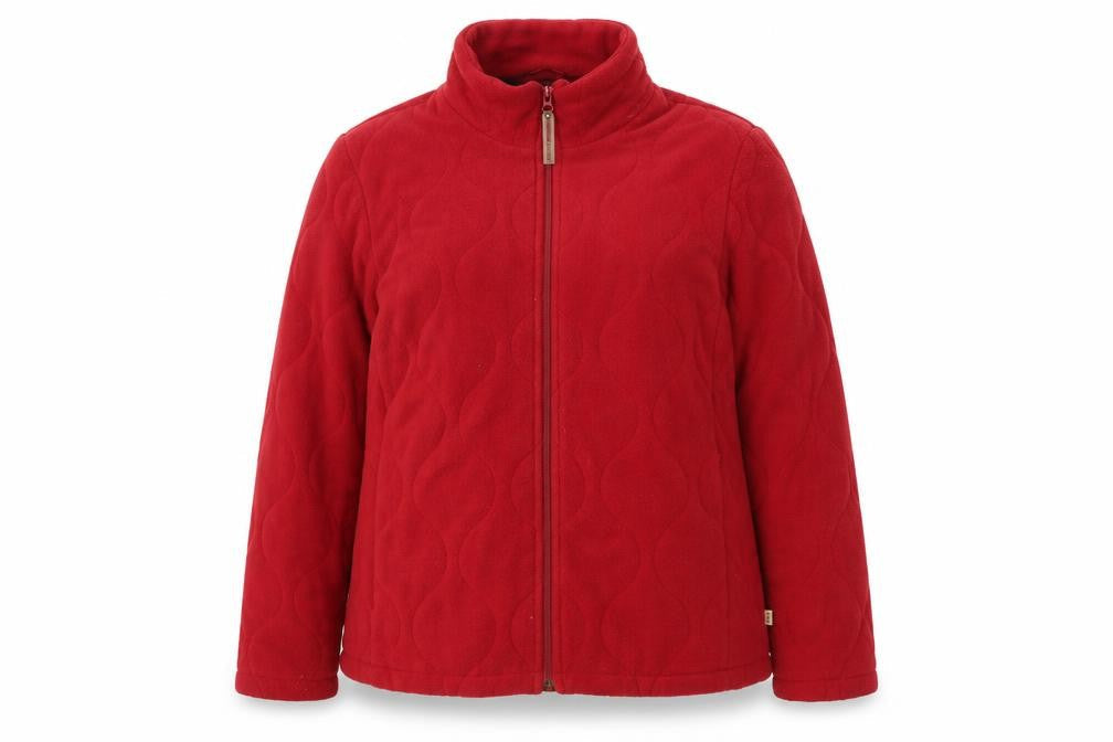 Maine Womens Red Jacket Size 12 Zip